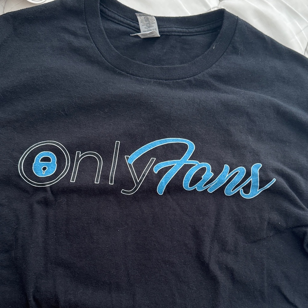 Unisex OnlyFans Black T-Shirt Logo